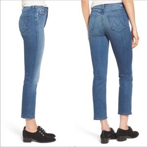MOTHER || denim high waisted rascal ankle size 26